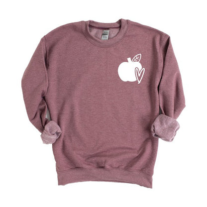Apple Heart Mini Graphic Sweatshirt