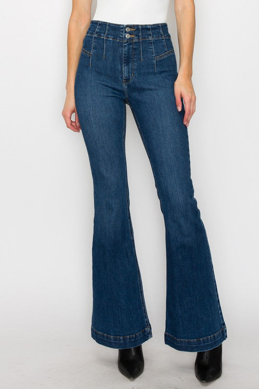 Scarlet Red Bell Bottom Jean – Allure Boutique WY